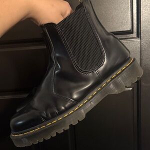 Doc Martens Black Leather Chelsea Boots